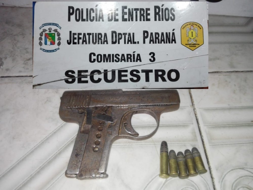 Secuestraron arma y estupefacientes tras una tentativa de robo