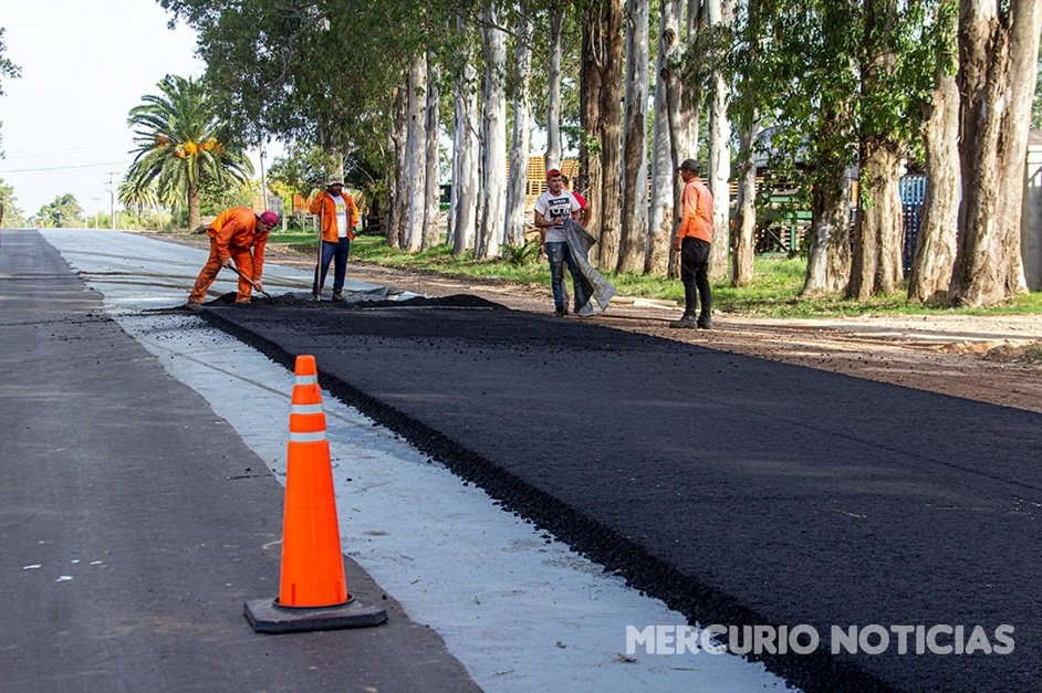 Avanza en el asfaltado de la ex Ruta 26