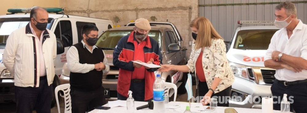 La Provincia entregó aportes a Bomberos Voluntarios por más de siete millones de pesos