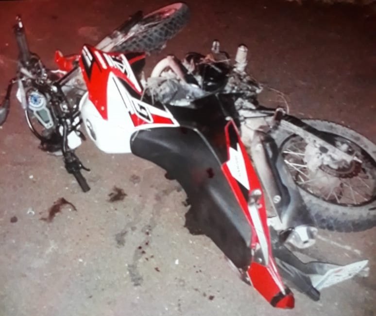 Se le cruzó un ciervo en la autovía no habilitada y cayó de la moto
