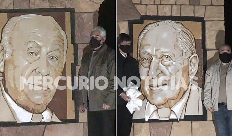 Se descubrió el mural que homenajea a los doctores Sivack y Pacharoni
