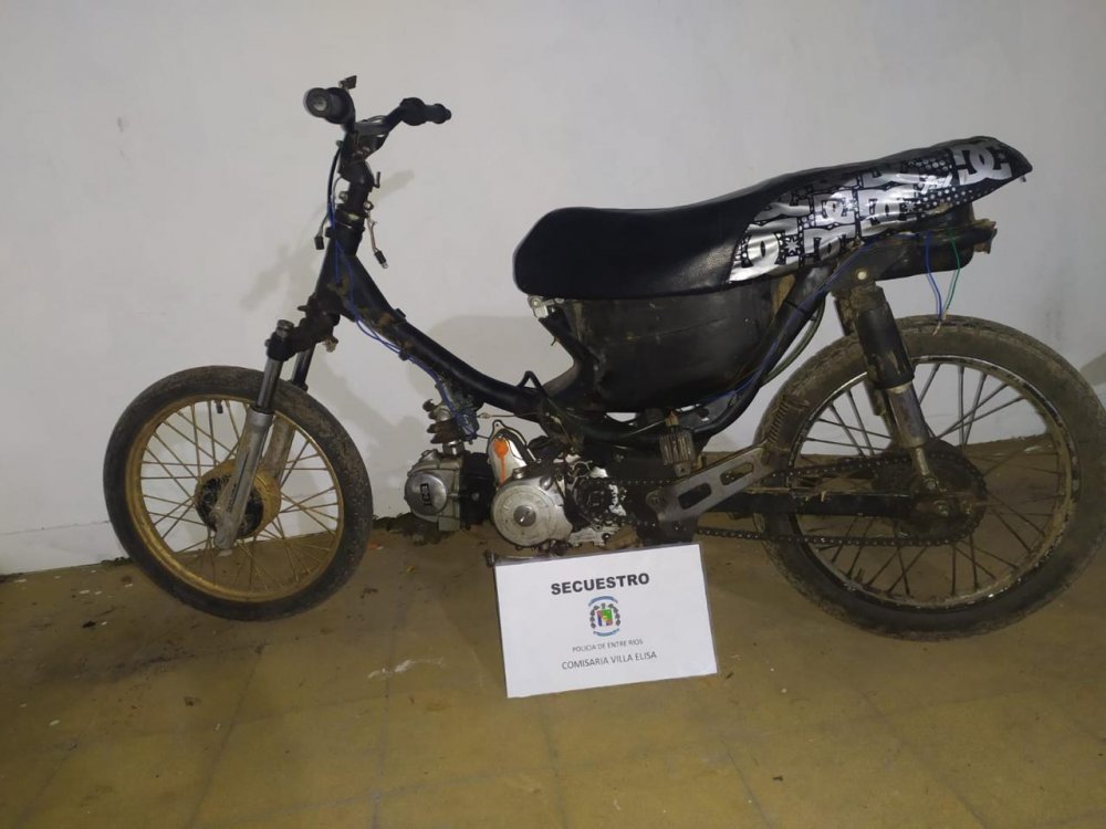 Interceptaron a un sujeto que circulaba en una moto con adulteraciones