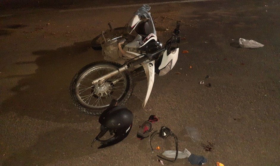 Accidente en la ruta 14 con un motociclista lesionado de gravedad
