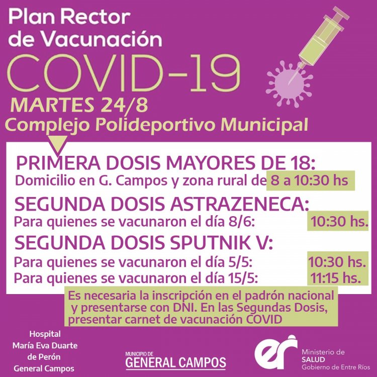 El martes comienza otro megaoperativo de vacunación en el Poli