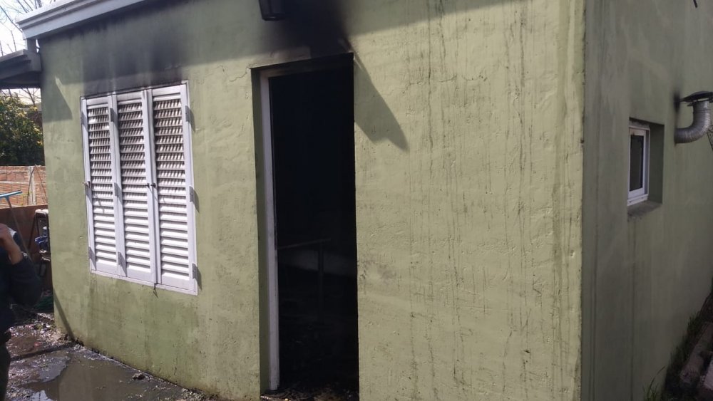 Se produjo un incendio en una vivienda 