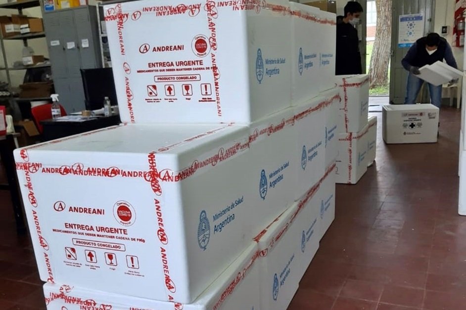 Llegaron casi 60 mil vacunas a Entre Ríos: suman a CanSino y Pfizer