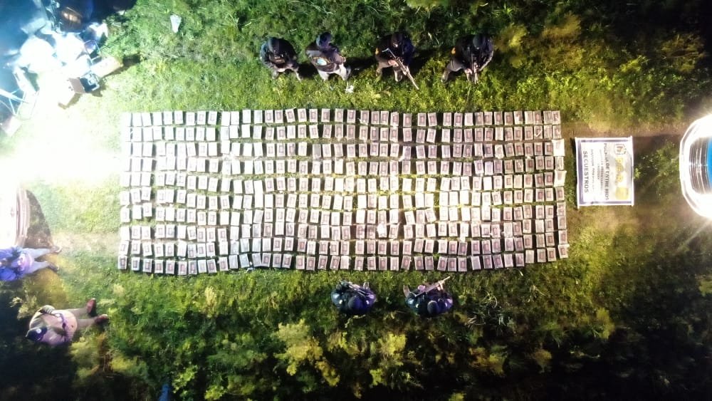 Impresionante golpe al narcotráfico en Pronunciamiento