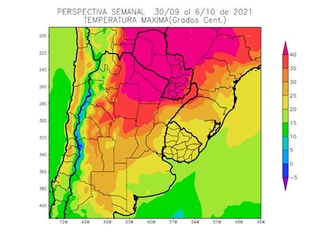 Los vientos del trópico dominarán todo el norte y el interior del área agrícola