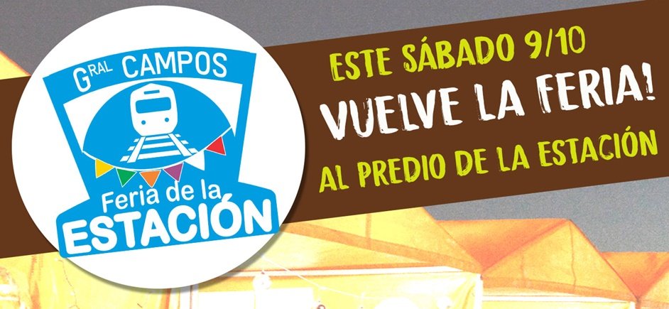 Este sábado, Feria y música en la Estación