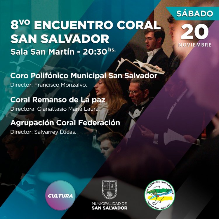 Anuncian un encuentro coral para el sábado