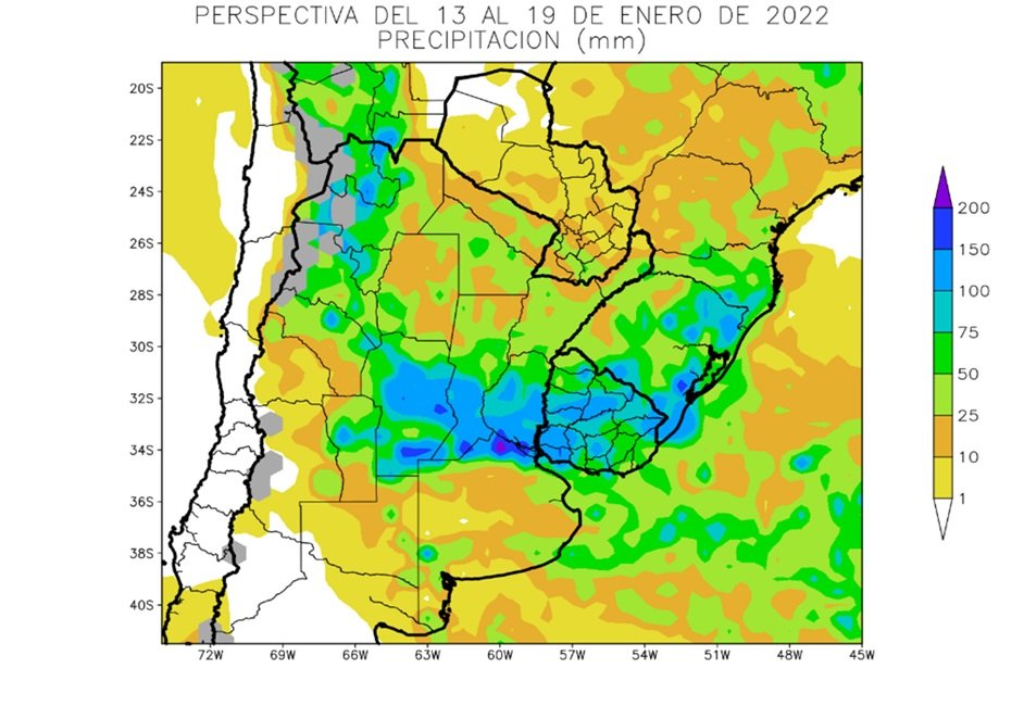 Podrían darse importantes lluvias en los próximos días