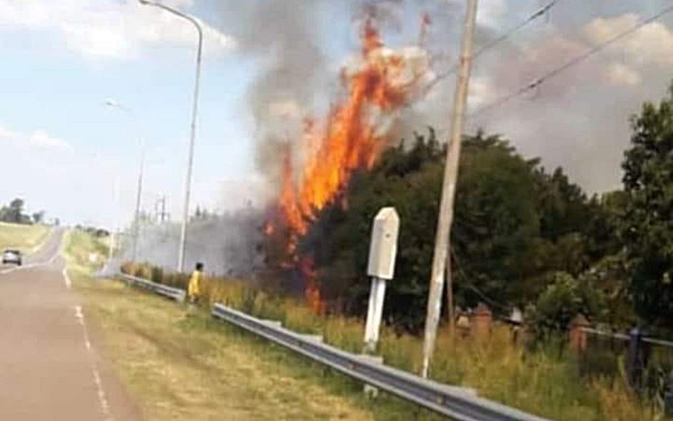 Un incendio en un cableado dejó a General Campos sin luz por dos horas