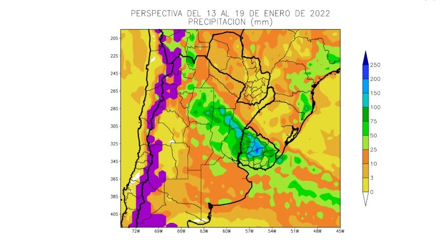 Lluvias: ratifican que podrían caer hasta 100 milímetros en la zona