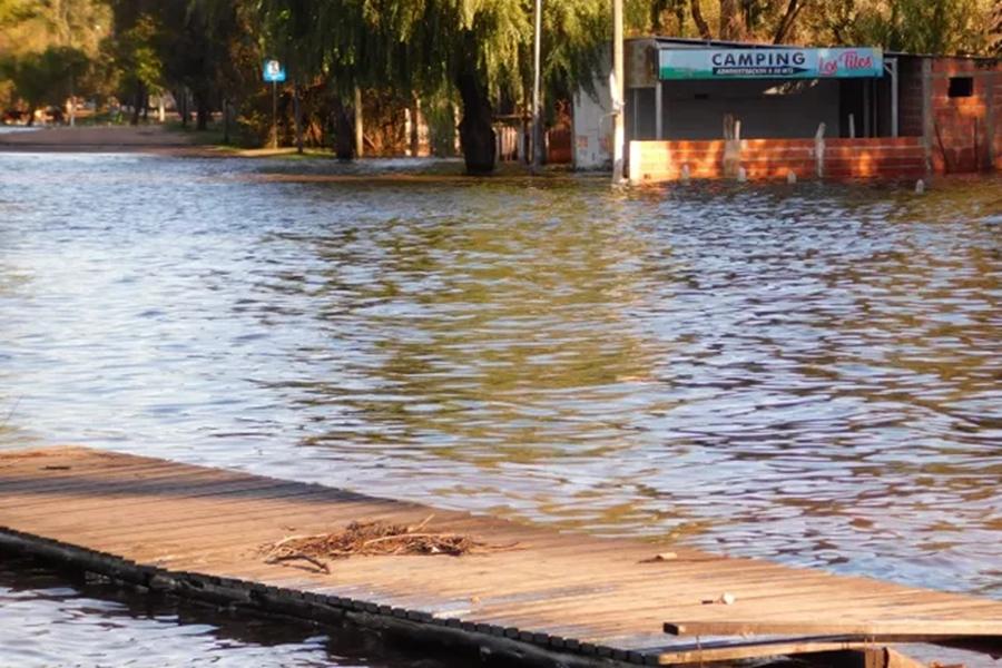 La crecida del río Uruguay afecta a las localidades ribereñas