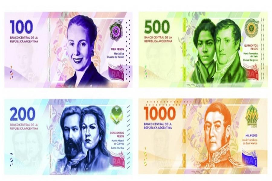 Presentaron los nuevos billetes y habrá 17 versiones diferentes en circulación