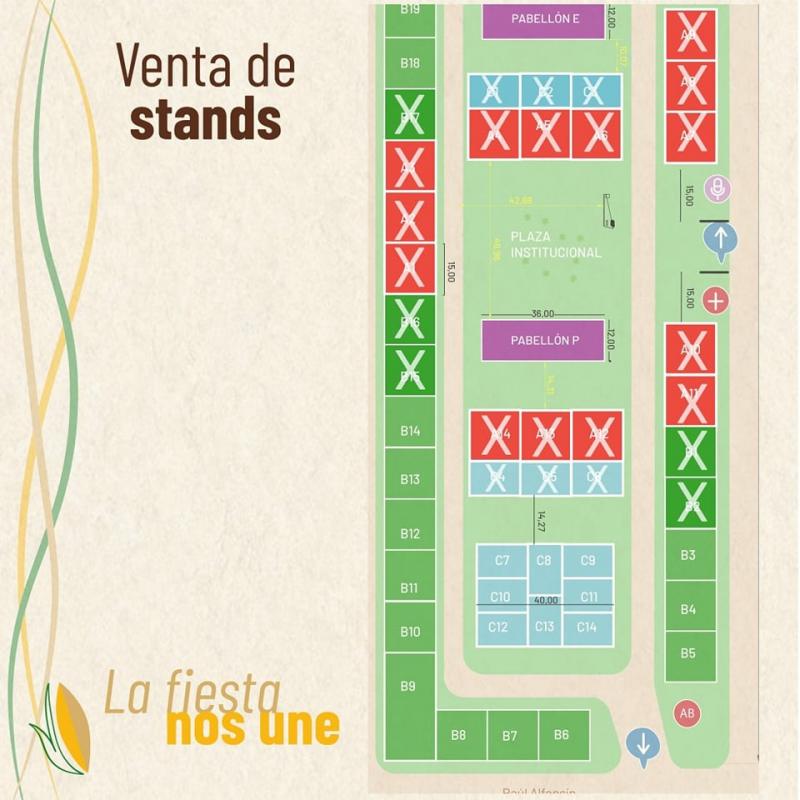 Ya se vendió gran parte de los stands de la Fiesta nacional del Arroz