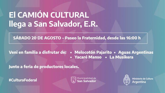 El Camión cultural de Tecnópolis estará este sábado en San Salvador