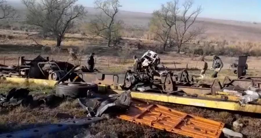 Dos camioneros murieron en brutal accidente