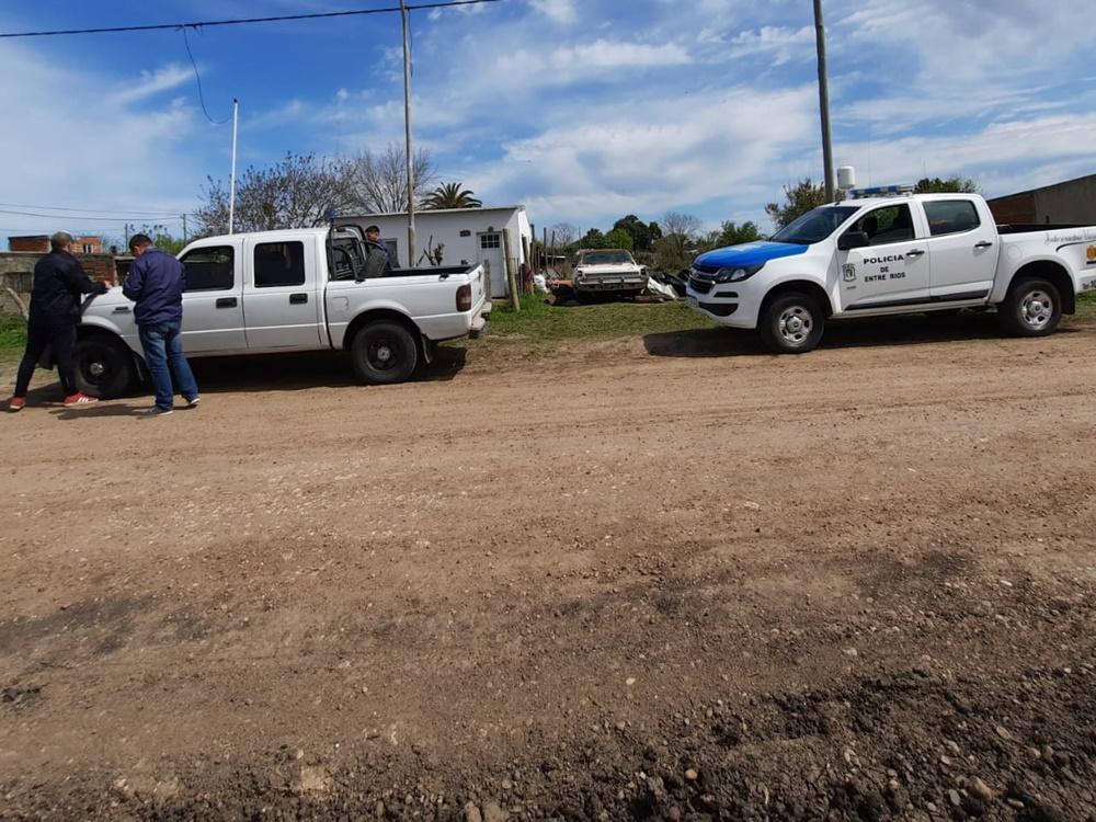 Dos allanamientos tras el robo en un taller mecánico
