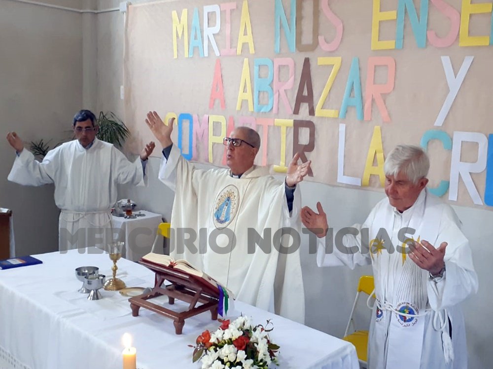 Se celebró la fiesta patronal en capilla El Salvador