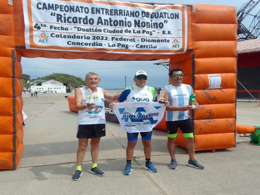 Los locales nuevamente destacados en el Duatlón