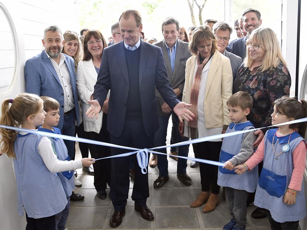 Bordet inauguró una nueva unidad educativa de Nivel Inicial