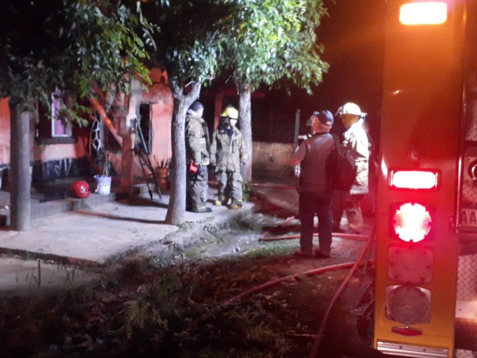 Se registró un principio de incendio en una vivienda
