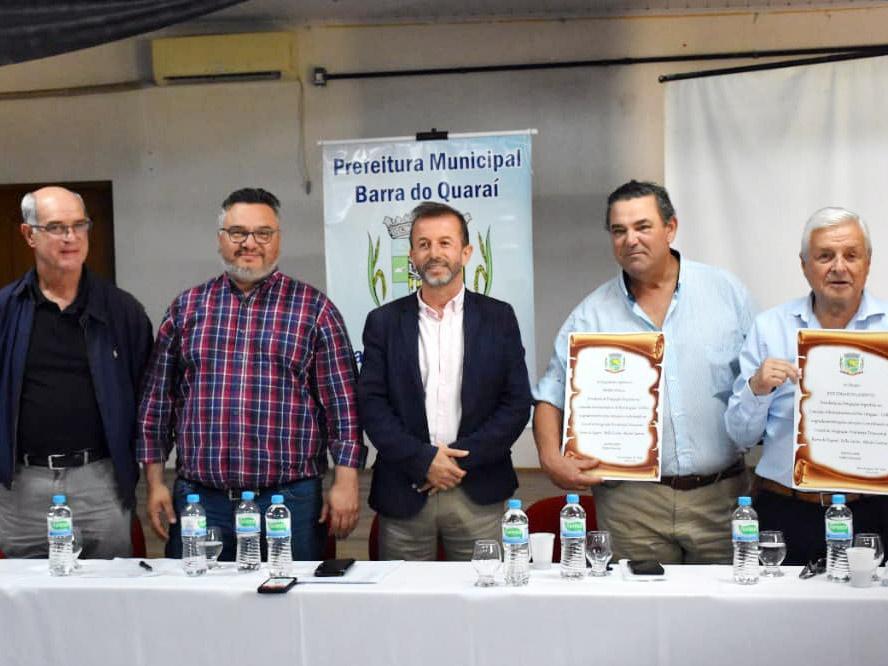 Presentaron avances del puente Monte Caseros – Bella Unión