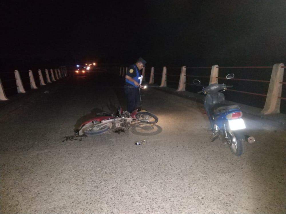 Se accidentó con una moto con adulteraciones