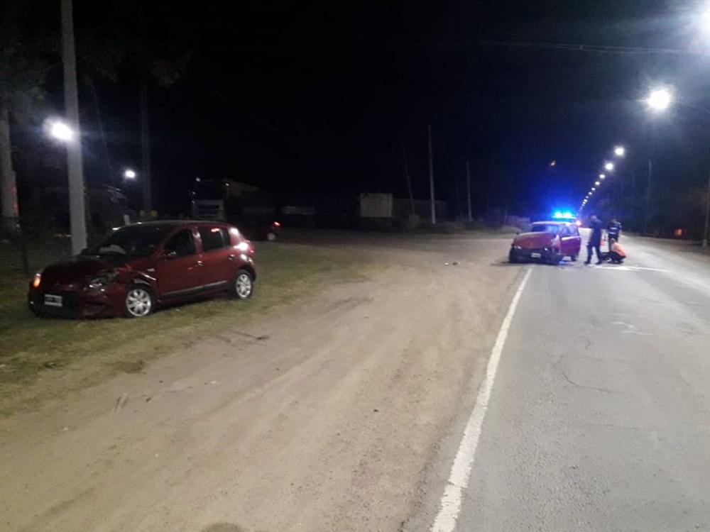 Personas lesionadas tras producirse un choque entre dos rodados sobre ruta 130