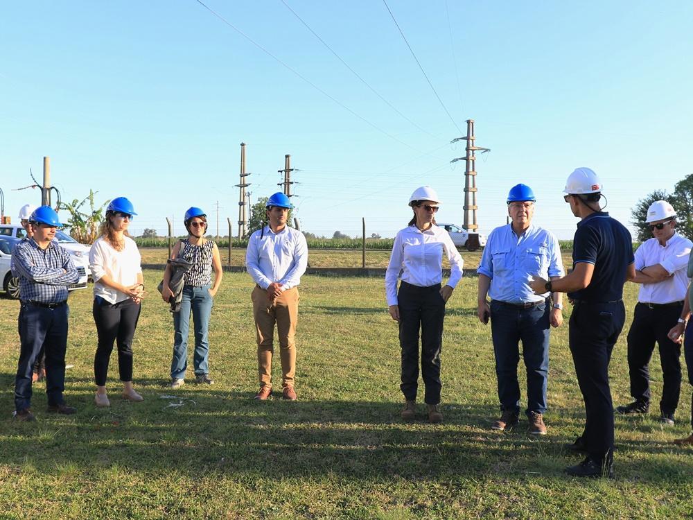 Funcionarios nacionales recorrieron obras eléctricas estratégicas para la provincia