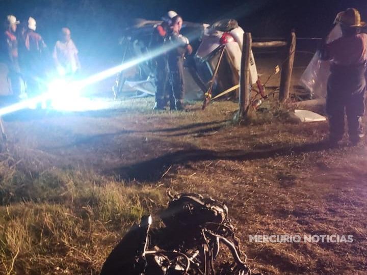Cinco jóvenes resultaron lesionados en un vuelco sobre ruta 130: conductor ebrio