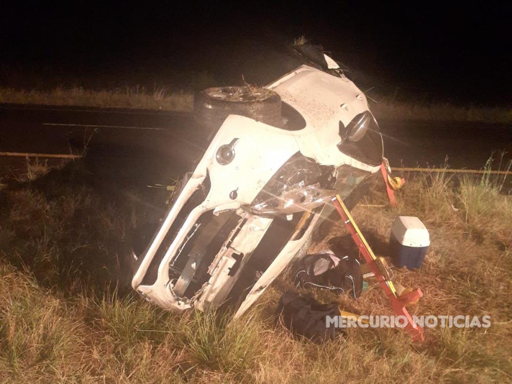 Ruta 14: chocó con su auto el guardrail y luego embistió a otro vehículo que despistó