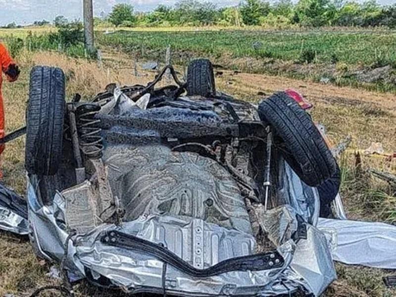 Dos personas murieron instantáneamente en un accidente en ruta 127