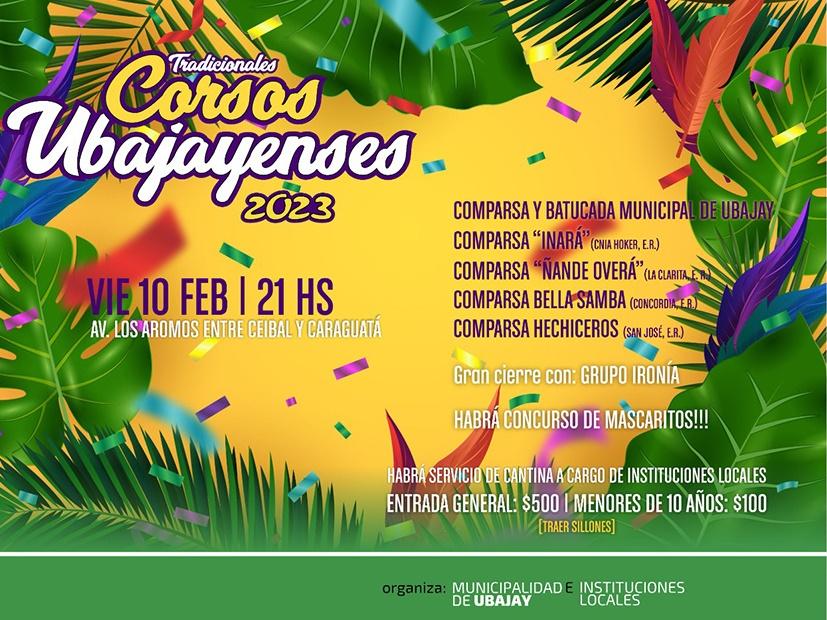 Ubajay este año vivirá dos noches de carnaval