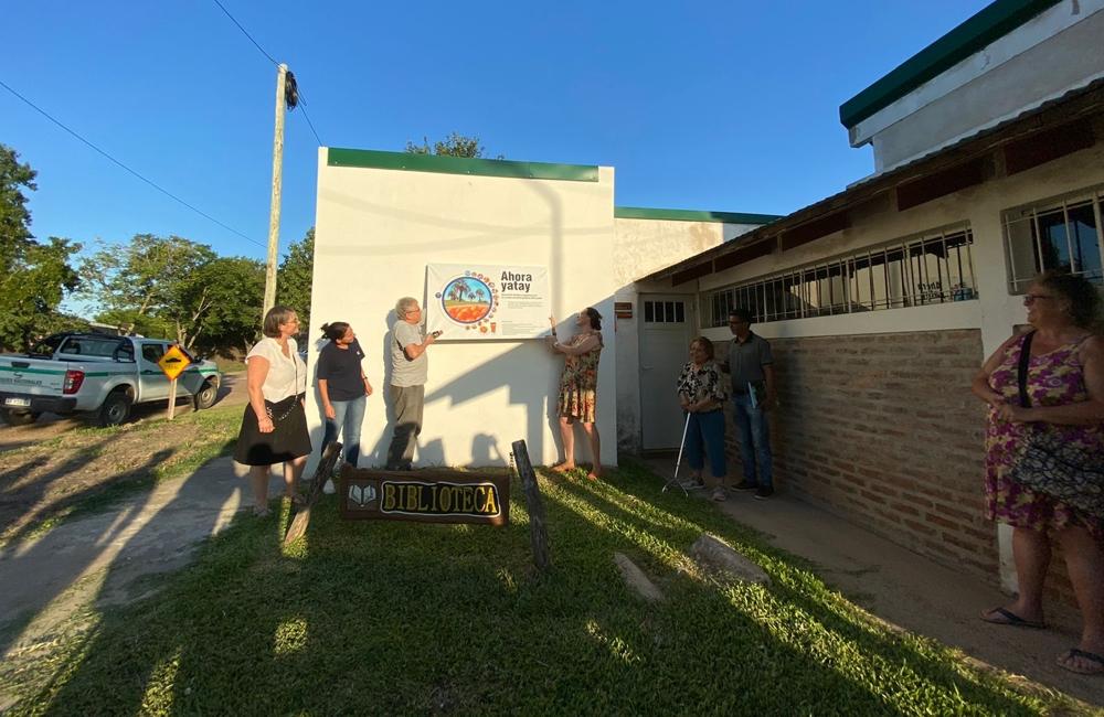 Inauguraron una sala de elaboración de pulpa y jugo de yatay