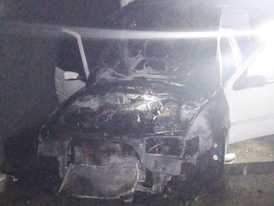 Se produjo un incendio en una empresa de transportes