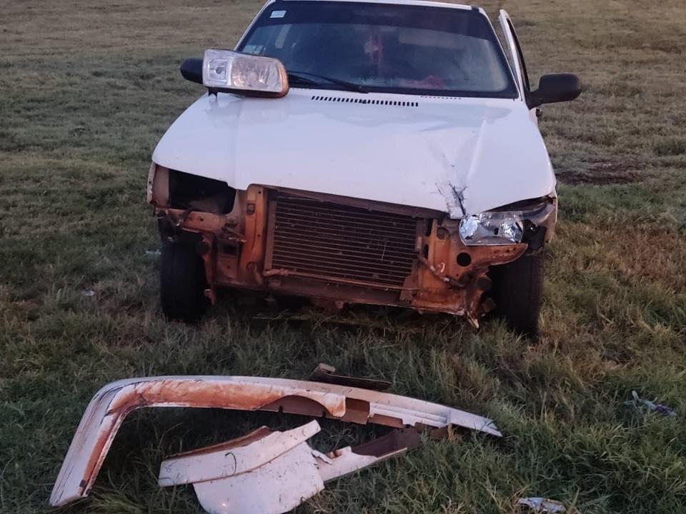 Un automóvil despistó en la autovía 14 en cercanías del acceso a San José