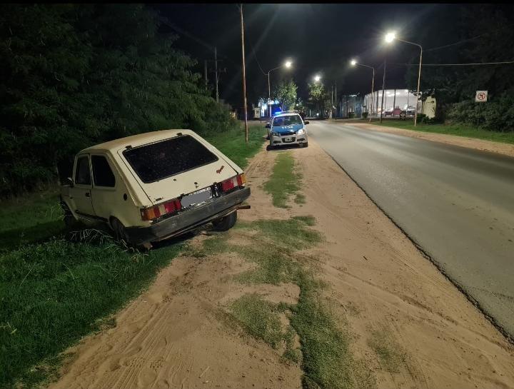 Una mujer lesionada en un despiste en la ex ruta 26