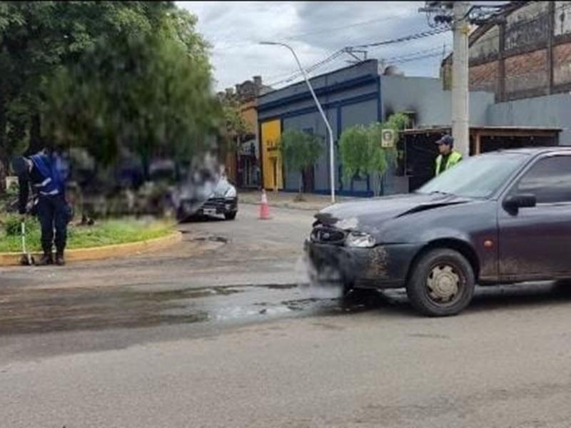 Una menor lesionada en el choque de dos autos