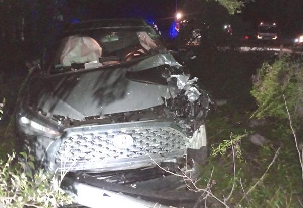 Dos automóviles siguieron de largo porque no estaba iluminado el acceso