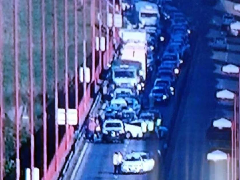 Caos y demoras por un choque múltiple en el puente Zárate - Brazo Largo