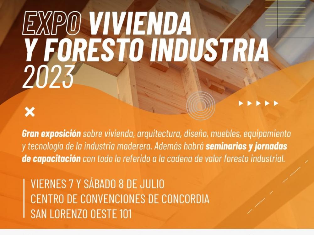 Este viernes comienza la Expo Madera en Concordia