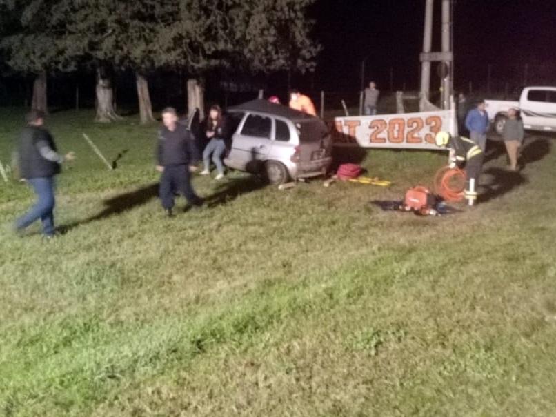 Accidente con lesionada grave en la ex ruta 26