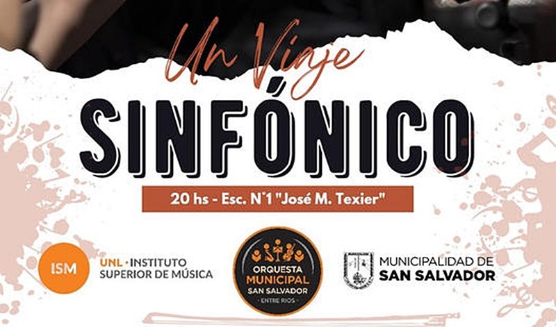 Este sábado, hay concierto sinfónico en la Escuela 1