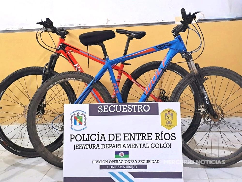 La Policía recuperó dos bicicletas robadas en Ubajay