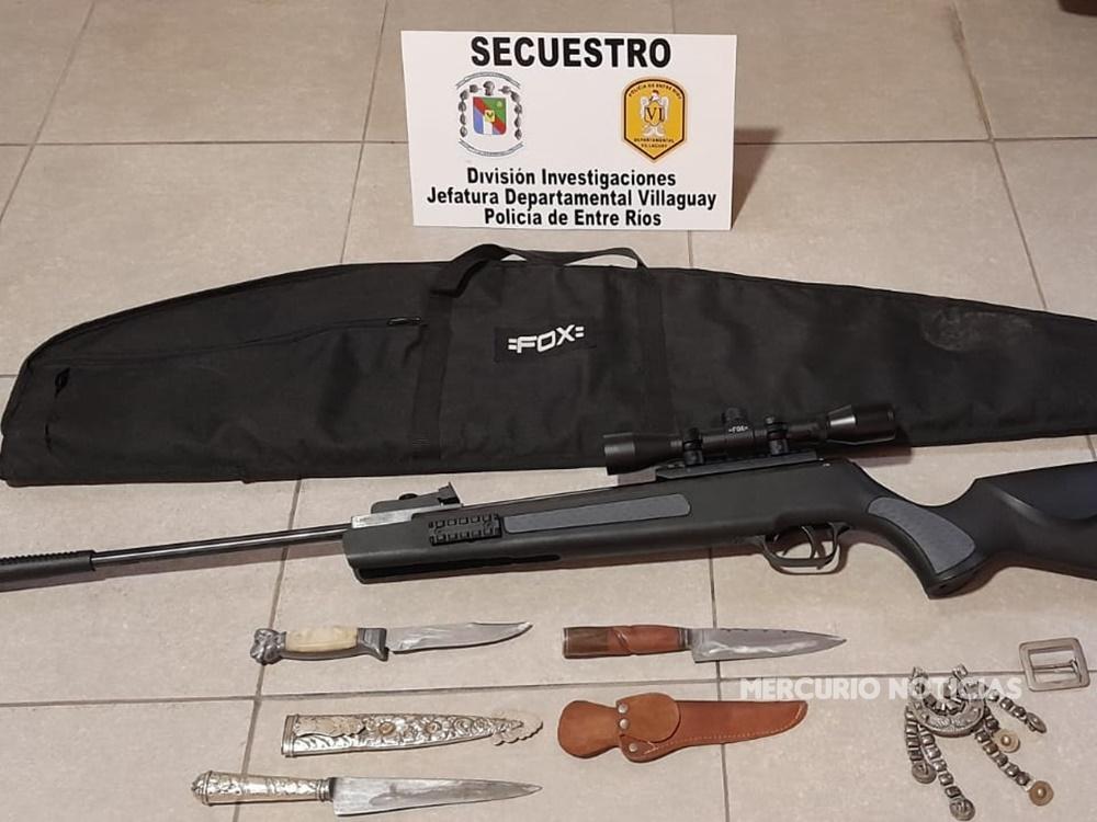 Tras un allanamiento, identificaron a tres sujetos en Villaguay