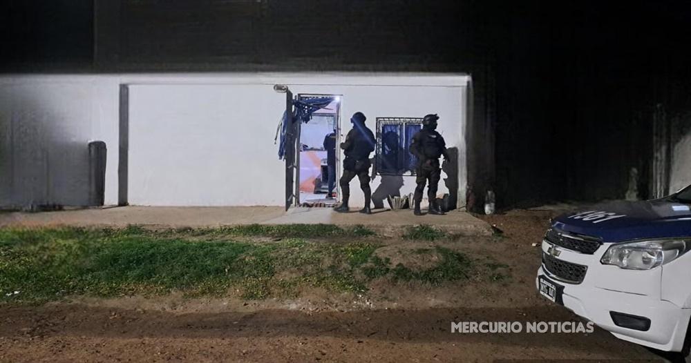 Allanamiento antidrogas en Ubajay con dos detenidos