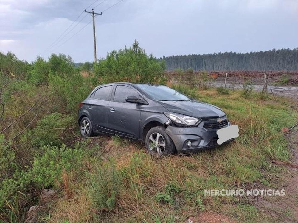 Un automóvil despistó en la ruta 14 cerca de Ubajay