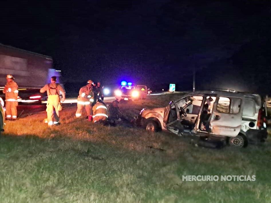 Un joven resultó con lesiones leves en un accidente en la autovía 14